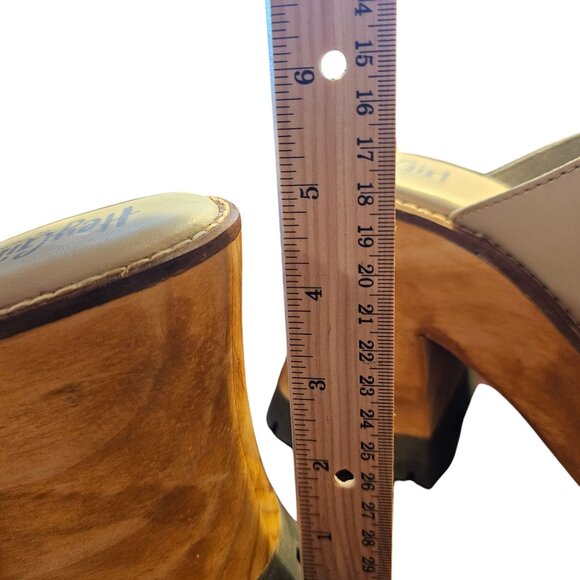 Hey Girl by Corky’s Bone Block Party Platform Open Toe Sandals BOHO US 9 - Picture 11 of 11